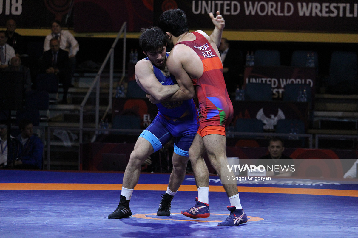 armenian wrestling 1 - Կարեն Ասլանյանը հաղթեց ադրբեջանցի ըմբիշին և կպայքարի բրոնզե մեդալի համար (տեսանյութ, լուսանկարներ)