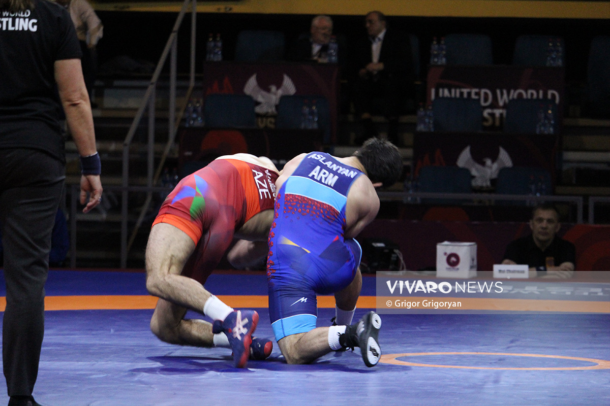 armenian wrestling 4 - Կարեն Ասլանյանը հաղթեց ադրբեջանցի ըմբիշին և կպայքարի բրոնզե մեդալի համար (տեսանյութ, լուսանկարներ)