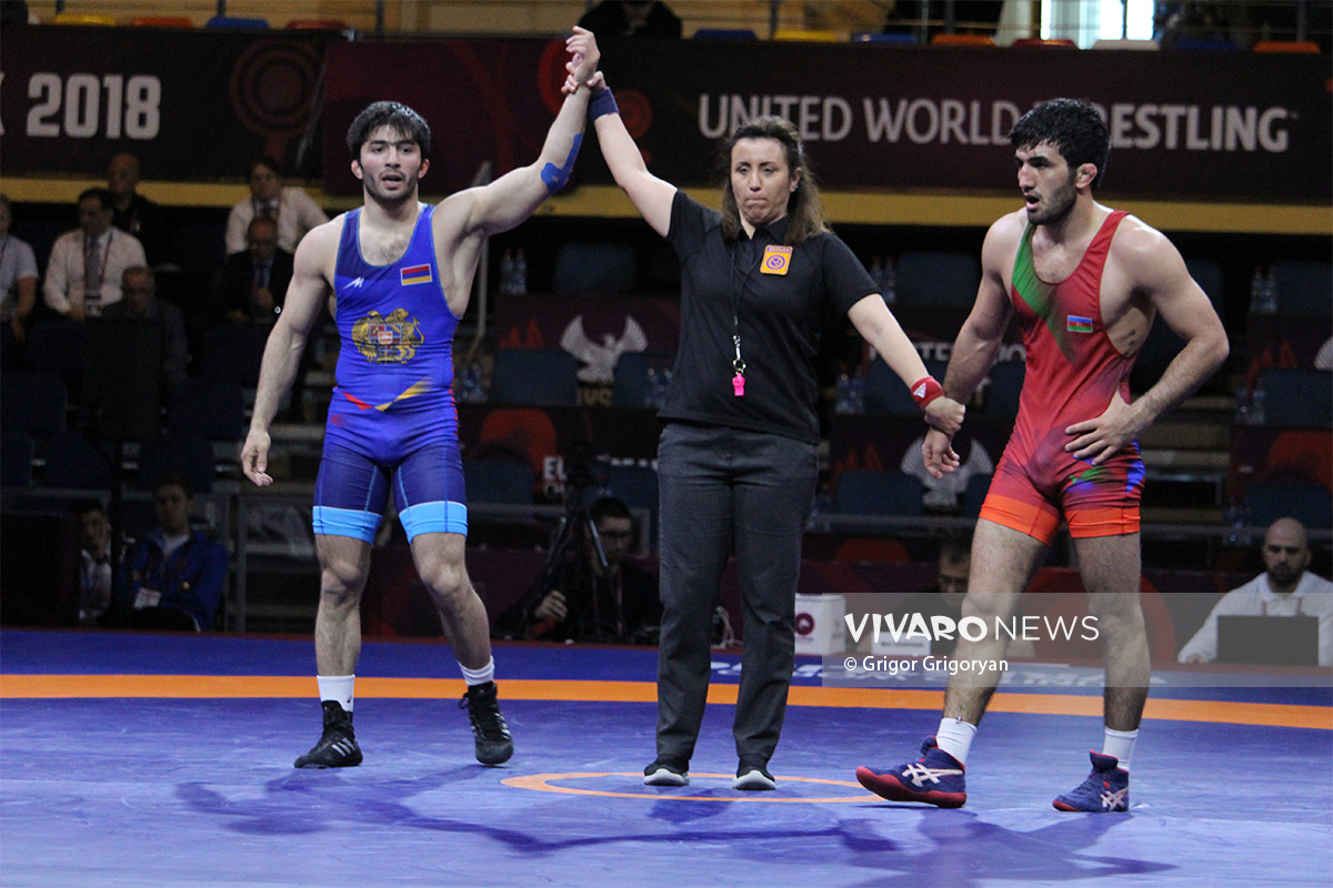 armenian wrestling 6 - Կարեն Ասլանյանը հաղթեց ադրբեջանցի ըմբիշին և կպայքարի բրոնզե մեդալի համար (տեսանյութ, լուսանկարներ)