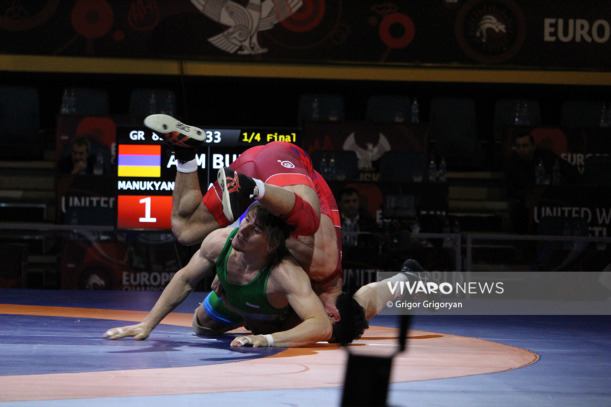 wrestling armenia 1 1 1 - Արթուր Ալեքսանյանը և Մաքսիմ Մանուկյանը կիսաեզրափակիչում են, Ասլանյանը պարտվեց Սուրկովին (տեսանյութեր, լուսանկարներ)