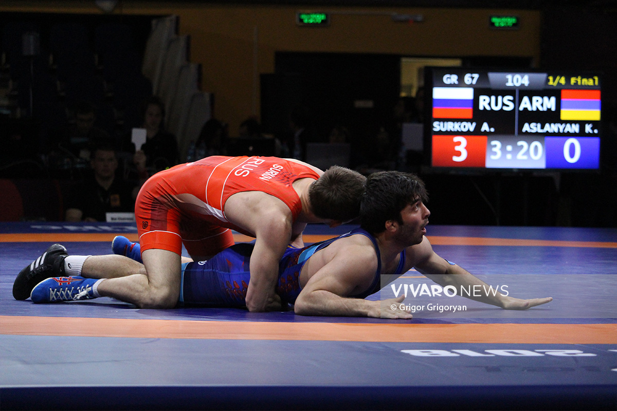 wrestling armenia 6 1 4 - Արթուր Ալեքսանյանը և Մաքսիմ Մանուկյանը կիսաեզրափակիչում են, Ասլանյանը պարտվեց Սուրկովին (տեսանյութեր, լուսանկարներ)