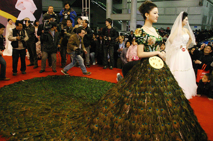Peacock Wedding Dress - Շքեղ տասնյակ. Աշխարհի ամենաթանկարժեք հարսանեկան զգեստները