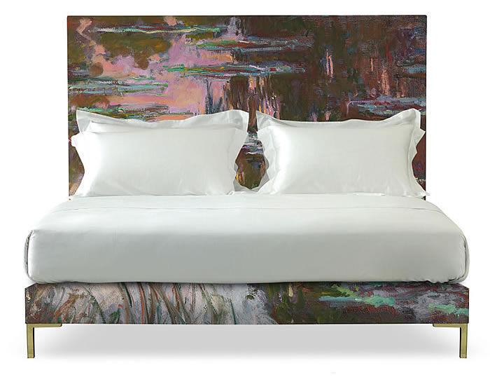 claude monet bed - Գեղեցիկ ննջելու ժամանակակից արվեստը