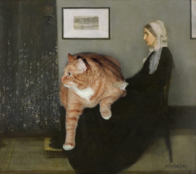 svetlana petrova fat cat art 11 - Կատուն հայտնվել է արվեստի գլուխգործոցների մեջ