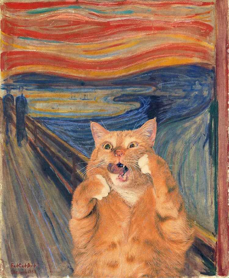 svetlana petrova fat cat art 22 - Կատուն հայտնվել է արվեստի գլուխգործոցների մեջ
