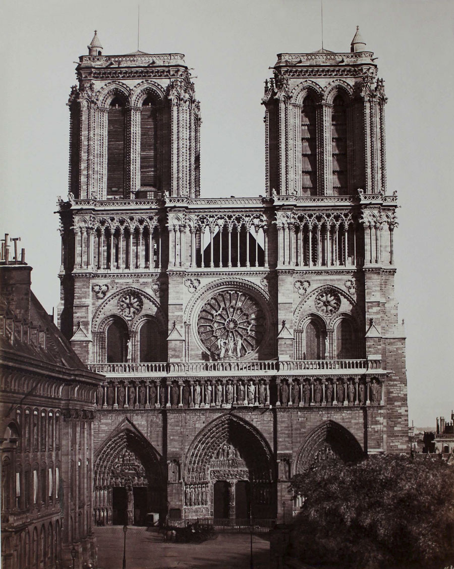 Edouard Baldus - Փարիզի Աստվածամոր տաճարը՝ հայտնի լուսանկարիչների օբյեկտիվում