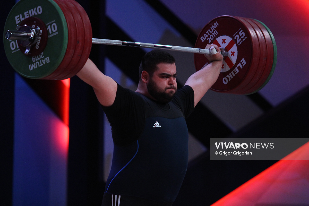 Gor Minasyan european weightlifting championships 2 1 - Ռուբեն Ալեքսանյանը՝ Եվրոպայի առաջնության բրոնզե մեդալակիր