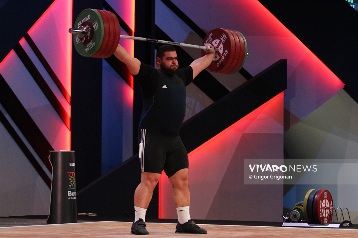 Gor Minasyan european weightlifting championships 4 1 - Ռուբեն Ալեքսանյանը՝ Եվրոպայի առաջնության բրոնզե մեդալակիր
