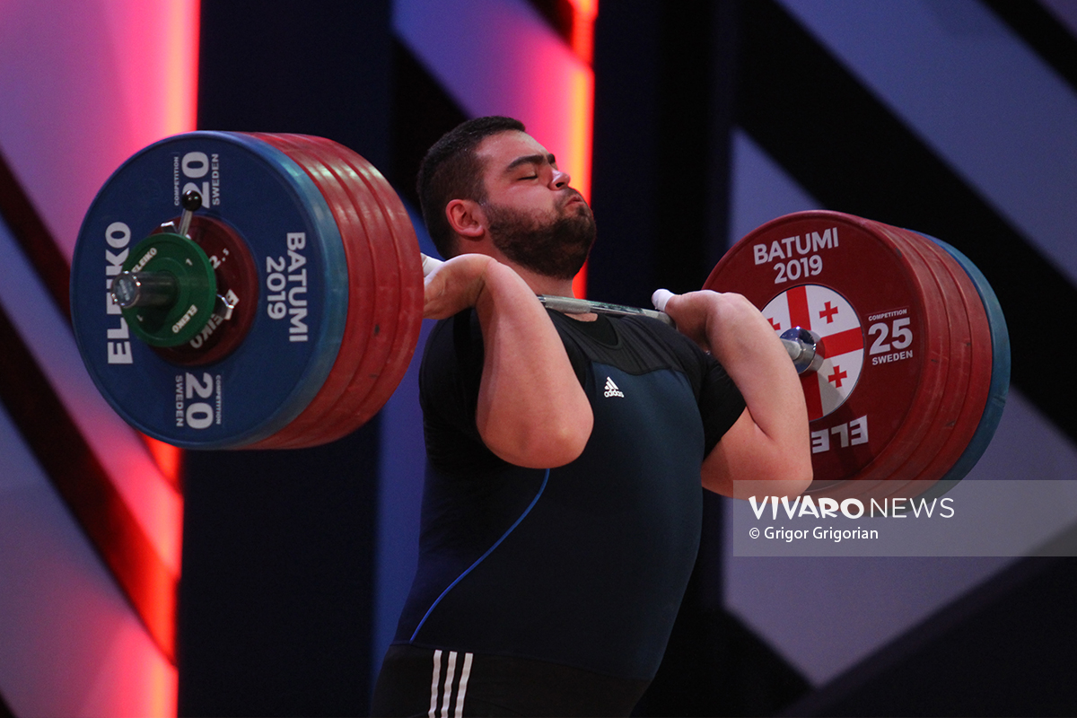Gor Minasyan european weightlifting champioships 3 1 - ԵԱ. Գոռ Մինասյանը նվաճեց փոքր արծաթե, Վարազդատ Լալայանը՝ փոքր բրոնզե մեդալ