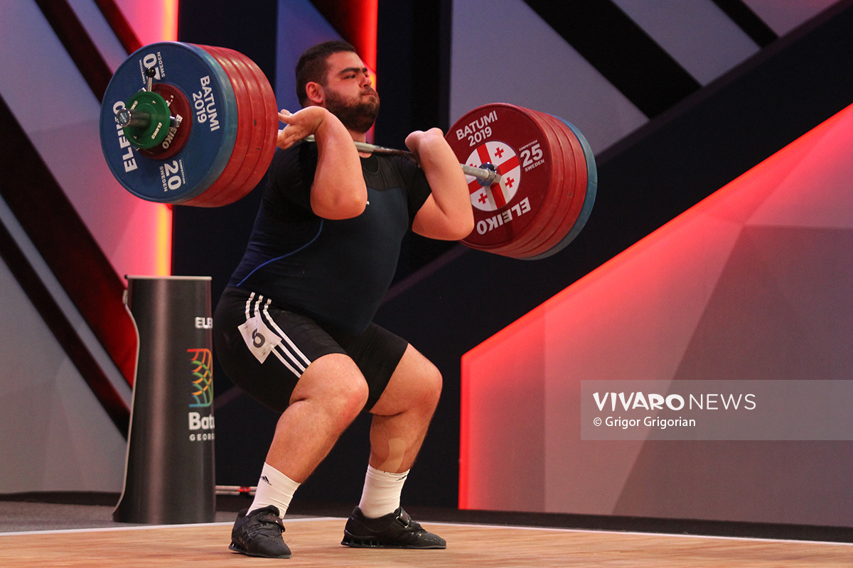 Gor Minasyan european weightlifting champioships 4 - Ռուբեն Ալեքսանյանը՝ Եվրոպայի առաջնության բրոնզե մեդալակիր