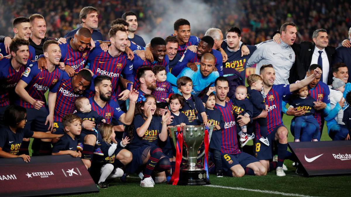messi bezorgt barcelona landstitel psg verliest finale coupe de france - Իսպանական Լա լիգա 2018/19. լավագույն քառյակը, հաղթողներն ու պարտվողները