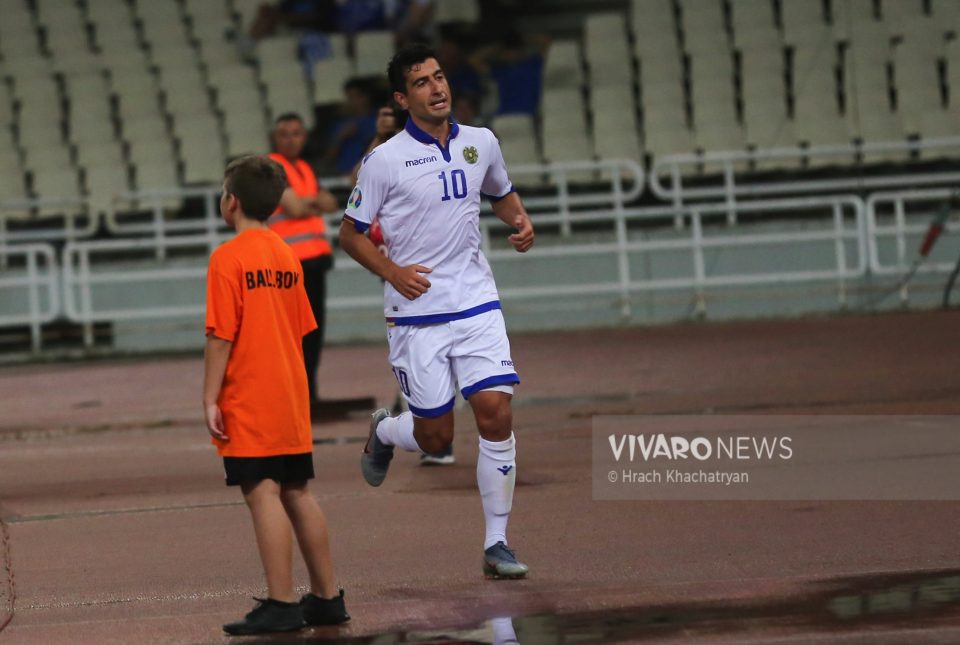 Greece Armenia 110 960x645 - Թոփ-15 ամենաթանկարժեք հայ ֆուտբոլիստները 2019-ի դեկտեմբերի դրությամբ՝ ըստ Transfermarkt-ի