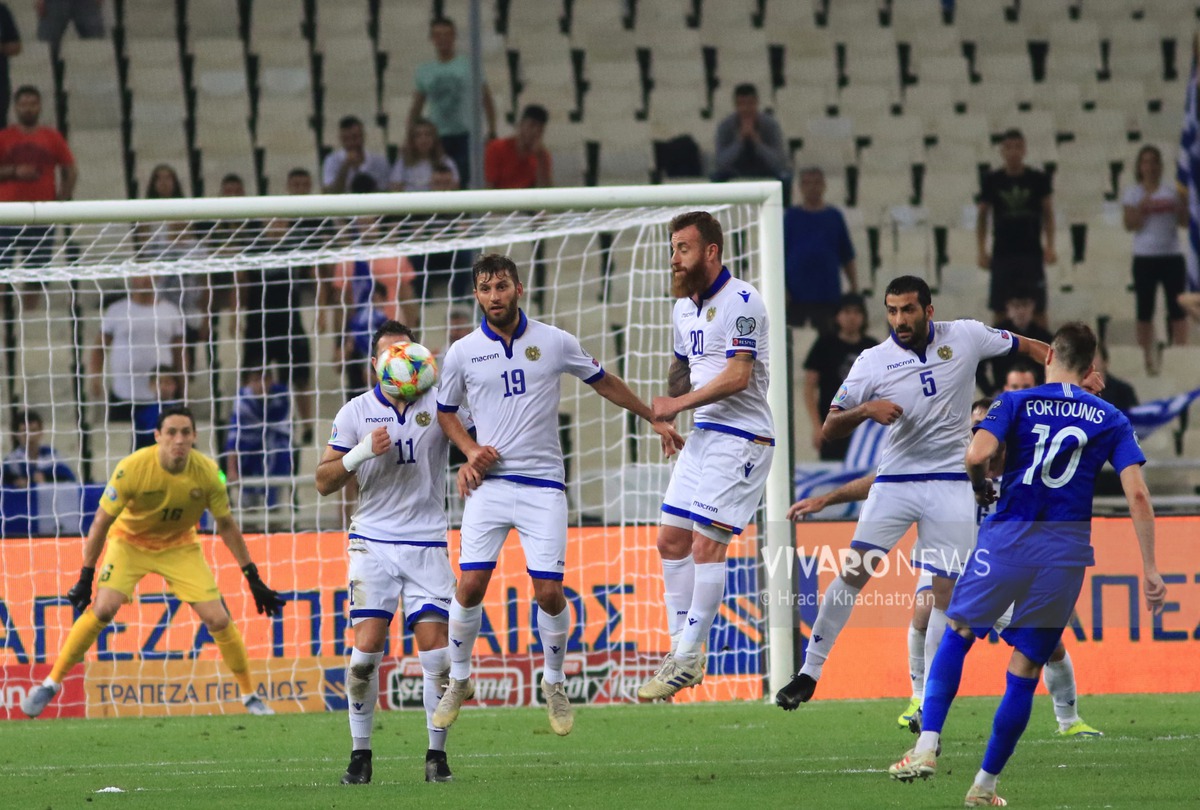 greece armenia 5 - 2 գոլ ու խելագարության վայրկյաններ․ Հունաստան - Հայաստան խաղի առաջին կեսը (ֆոտոշարք)