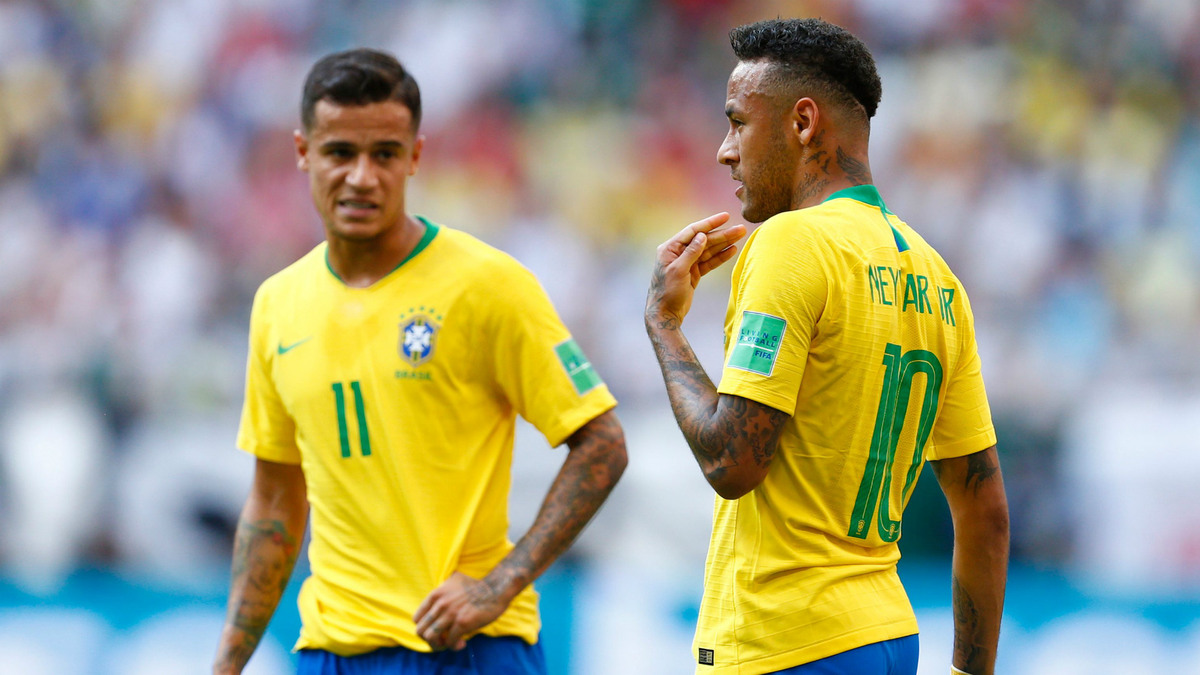 philippe coutinho neymar brazil 2018 world cup 6kf5vtvsp0i1kuteh7e9ah5c - Ո՞վ է ազգային թիմում ավելի շատ գոլ խփել. VNews-ի Quiz-ը