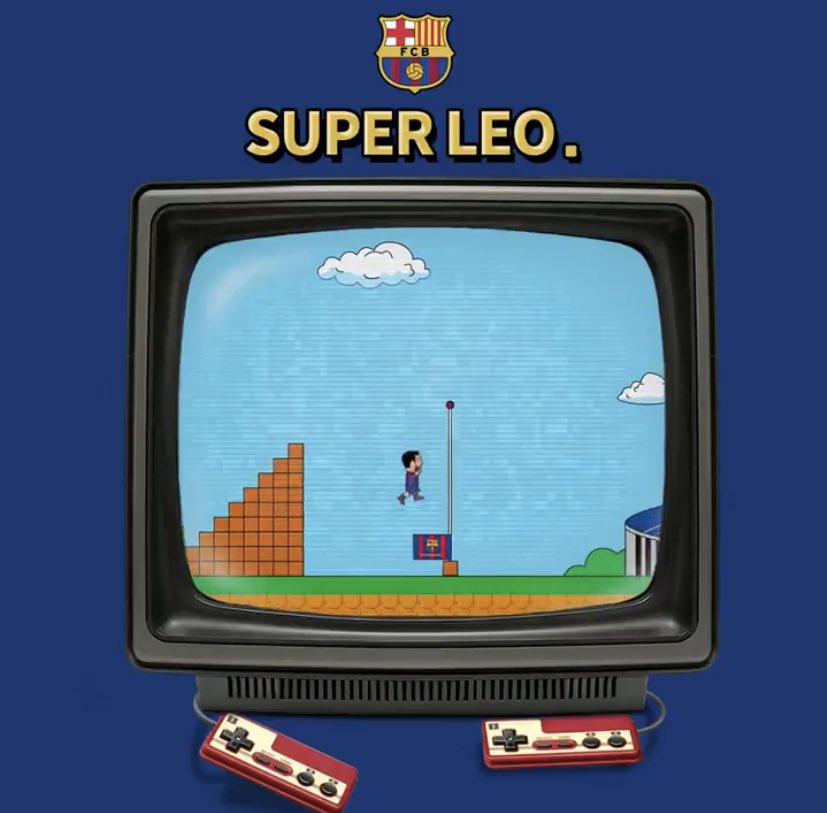 Մեսի - Սուպեր Լեո. «Բարսելոնան» Super Mario տեսախաղով ներկայացրել է Մեսիի կարիերան ակումբում (տեսանյութ)