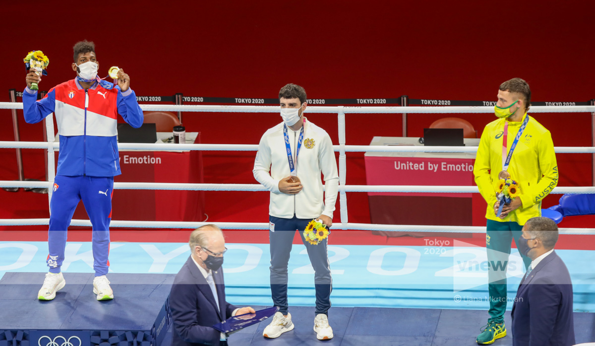 Hovhannes bachkov awarding ceremony olympics 20209 - Հովհաննես Բաչկովի պարգևատրման արարողությունը Օլիմպիական խաղերում (լուսանկարներ)