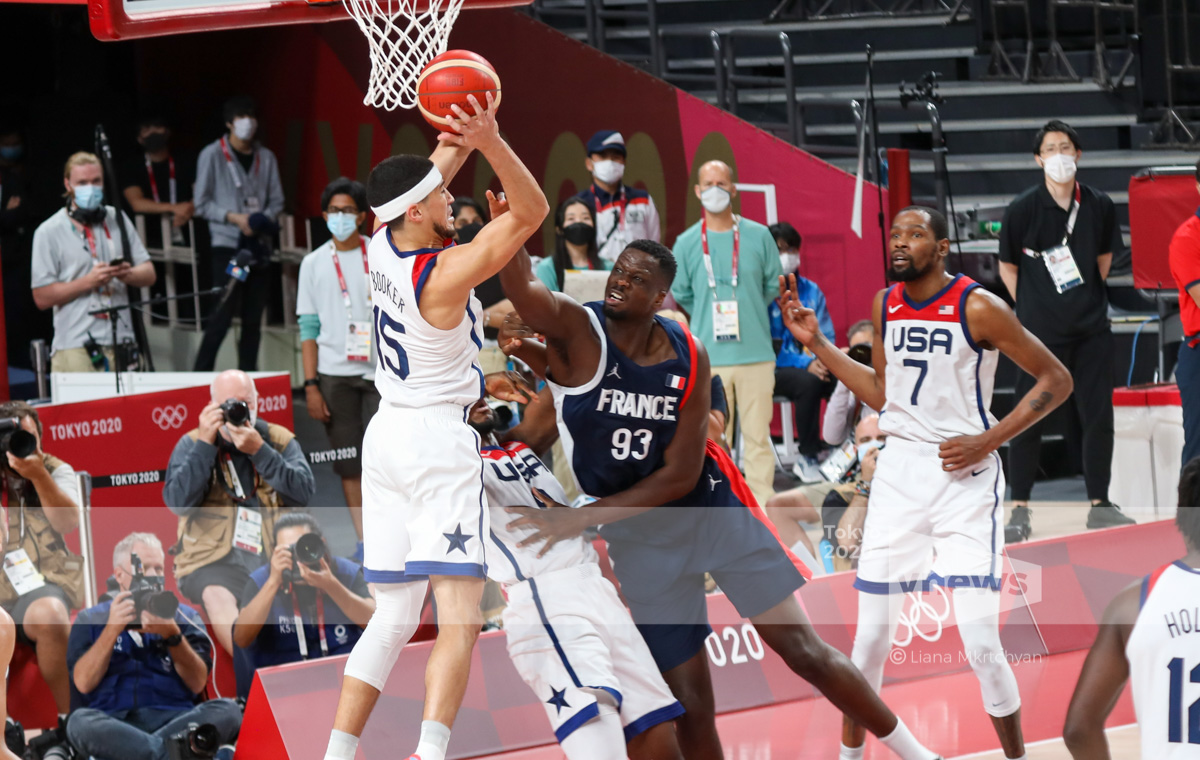 france usa basketball gold match olympics 202028 - ԱՄՆ հավաքականի 16-րդ չեմպիոնությունն Օլիմպիական խաղերում՝ VNews-ի ֆոտոշարքում