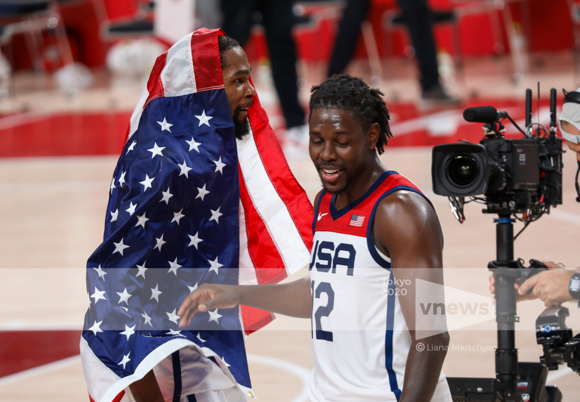 france usa basketball gold match olympics 202034 - ԱՄՆ հավաքականի 16-րդ չեմպիոնությունն Օլիմպիական խաղերում՝ VNews-ի ֆոտոշարքում